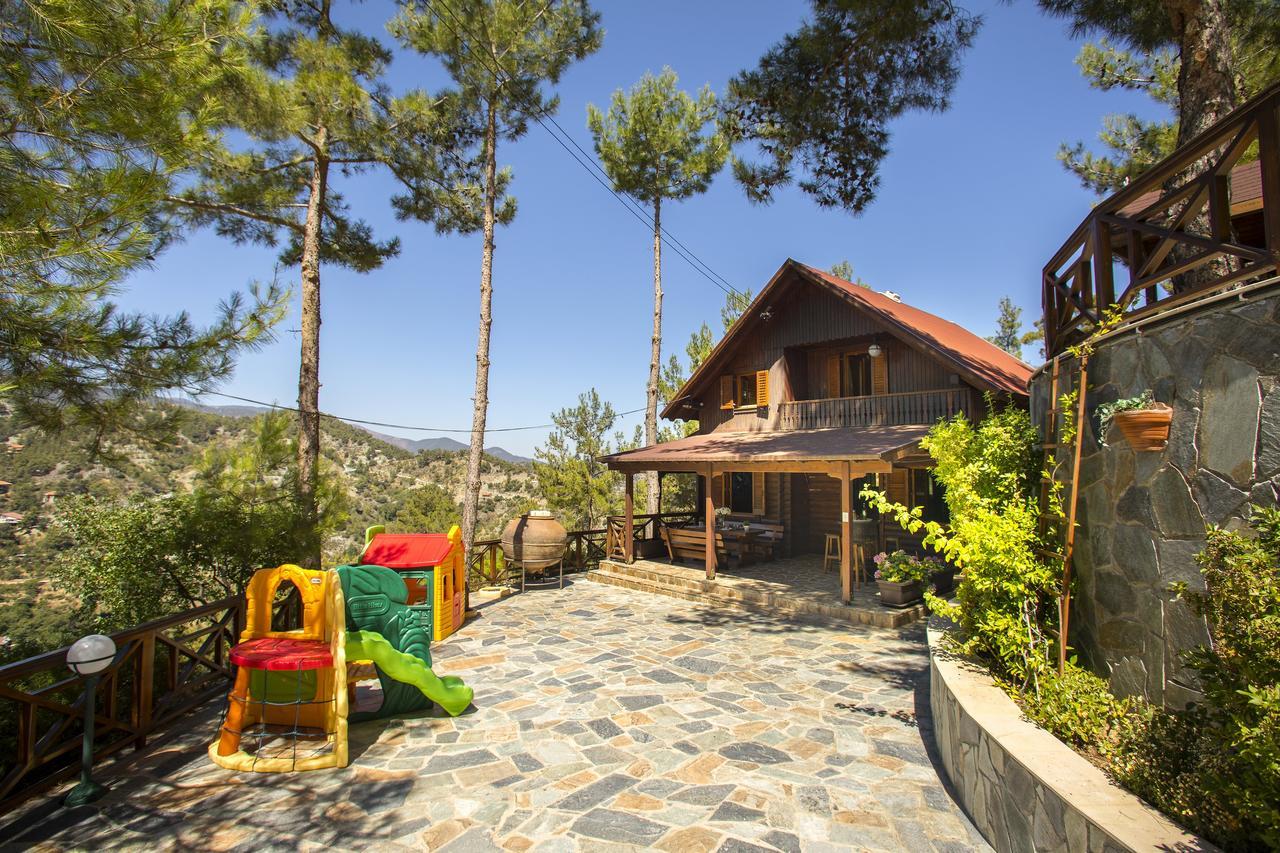 Ricky Chalet Near Troodos Spilia Exterior foto